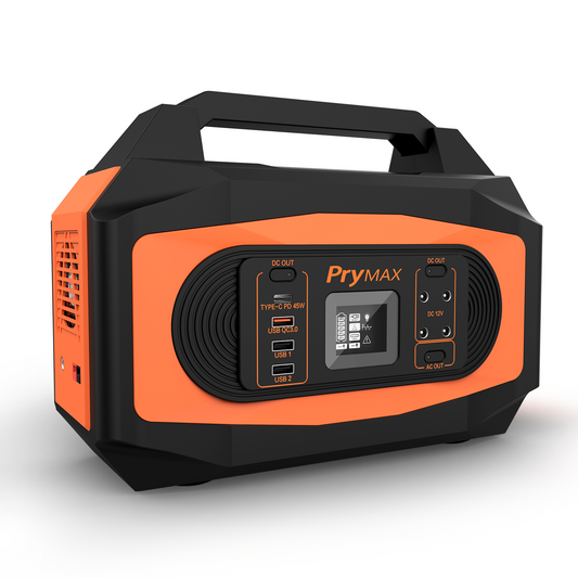 RECOOL 500W Portable Power Station 472Wh 127600mAh Backup Lithium Battery with 110V AC, QC 3.0 USB, Type-C Port Outputs for Outdoor Camping, Generator, Home Emergency Power