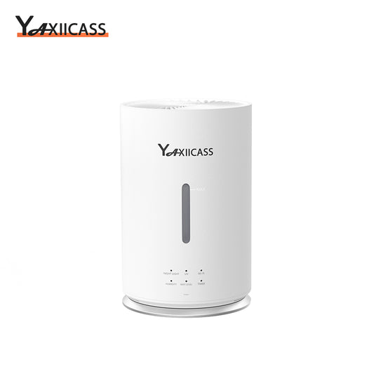 YAXIICASS WiFi Smart Evaporative Humidifier with 4L Large Tank and Essential Oil Diffuser, Air Humidifier Easy Clean Top-Fill for Bedroom, Office and Quiet for Babies, White