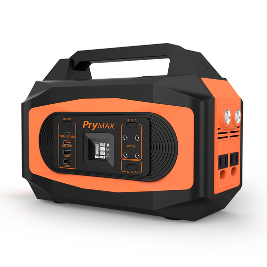 RECOOL 500W Portable Power Station 472Wh 127600mAh Backup Lithium Battery with 110V AC, QC 3.0 USB, Type-C Port Outputs for Outdoor Camping, Generator, Home Emergency Power