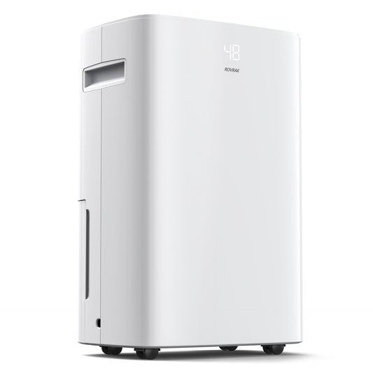ROARAK 50 Pints 3500 Sq. Ft. Dehumidifier 3 Modes Adjustable Household Dehumidifier, with Auto or Manual Drainage and 0.66 Gallon Water Tank Capacity for Living Room Wardrobe Garage