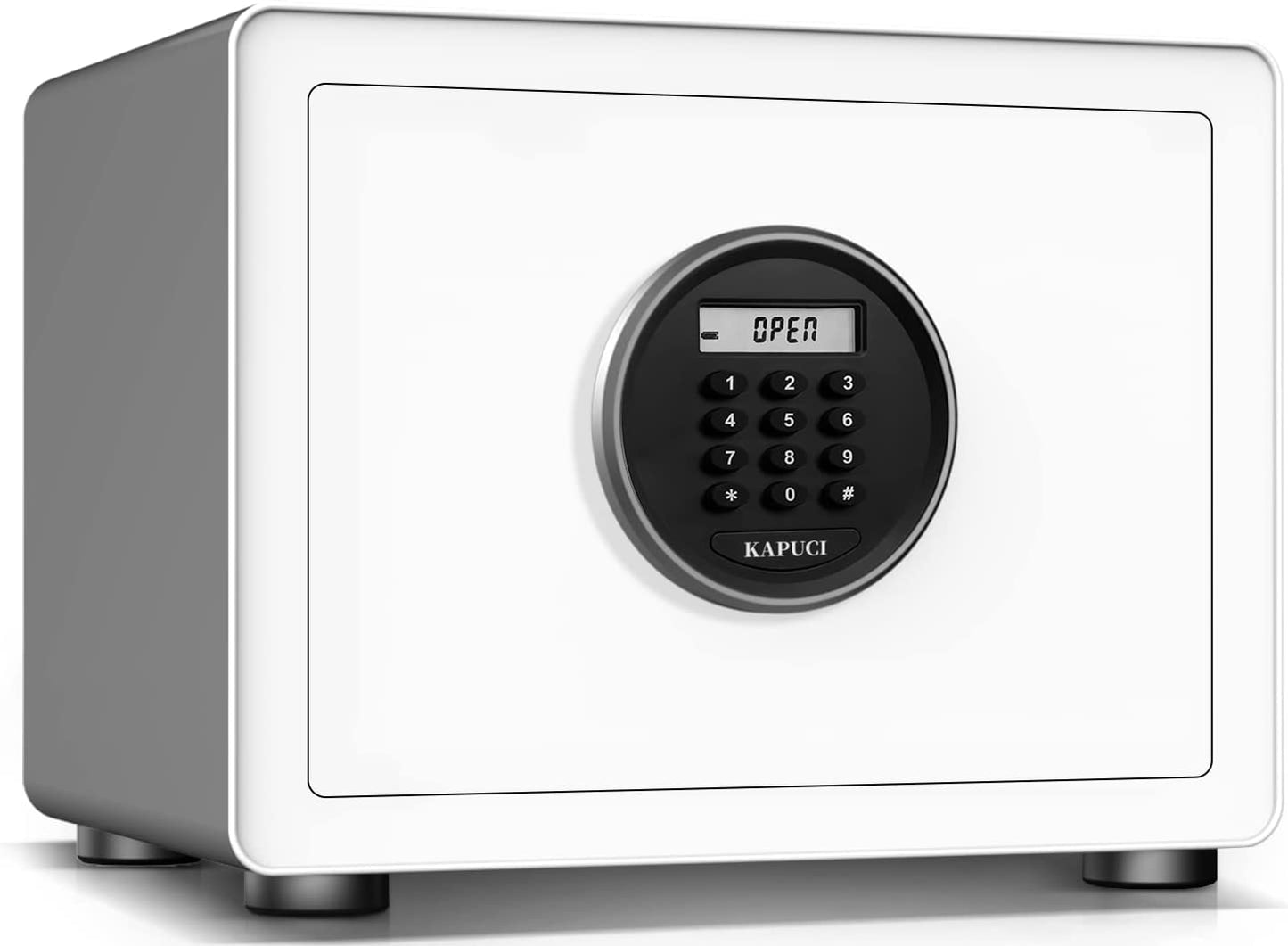 LOCKSWORTH Auto-Open Safe, 0.78 Cubic Feet Digital Safe Box with Full Felt Lining, High Capacity Steel Home Safe for Household,Wardrobe,Bedroom ,Office,Hotel