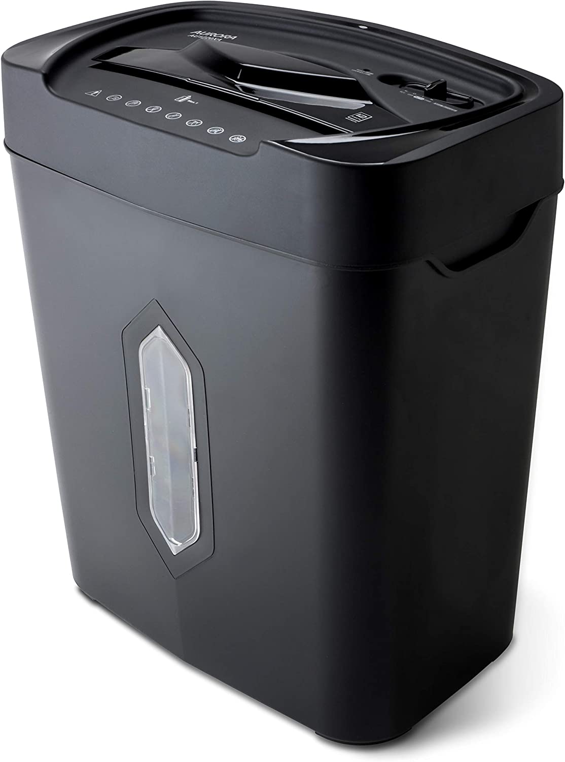 Deli 12 Sheet Crosscut Paper and Credit Card Shredder with 5.2 gal Wastebasket