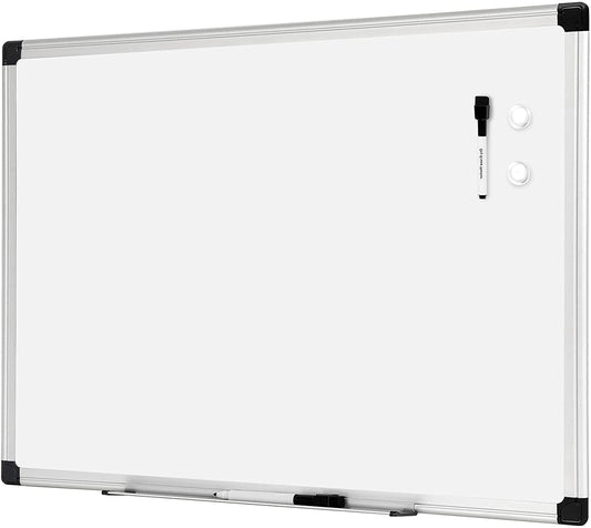 Deli Magnetic Dry Erase White Board, 36 x 24-Inch Whiteboard - Silver Aluminum Frame