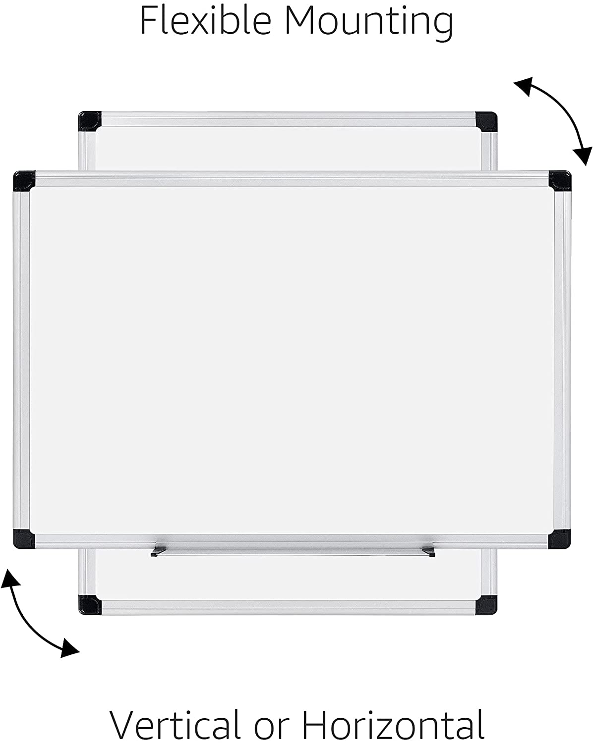 Deli Magnetic Dry Erase White Board, 35 x 47-Inch Whiteboard - Silver Aluminum Frame