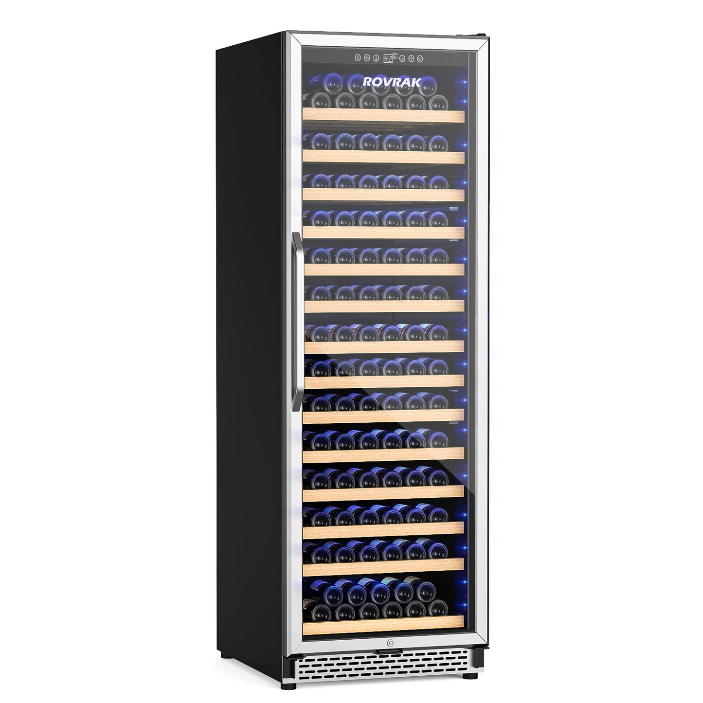 154 Bottle, 24 inch Freestanding Wine Cooler Refrigerator