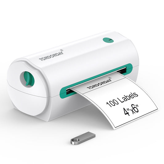 TORDORDAY USB Thermal Shipping Label Printer for 4×6,Thermal Printers for Shipping Packages ,Compatible with Etsy, Shopify,USPS,ShipStation