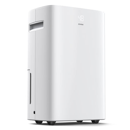 ROARAK 50 Pints 3500 Sq. Ft. Dehumidifier 3 Modes Adjustable Household Dehumidifier, with Auto or Manual Drainage and 0.66 Gallon Water Tank Capacity for Living Room Wardrobe Garage