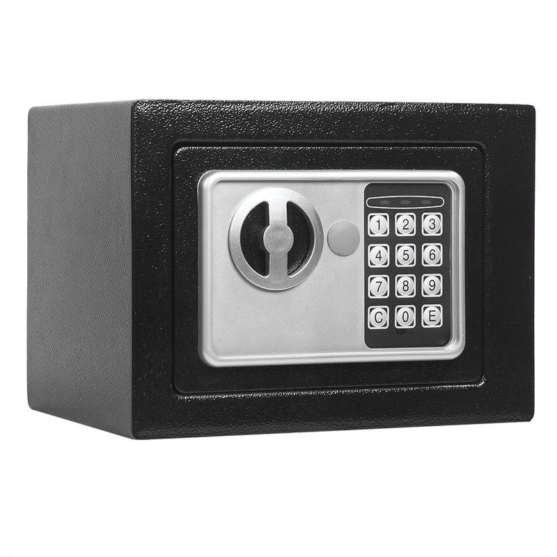 LOCKSWORTH Steel Money Safe Box for Home with Fireproof Money Bag for Cash Safe Hidden