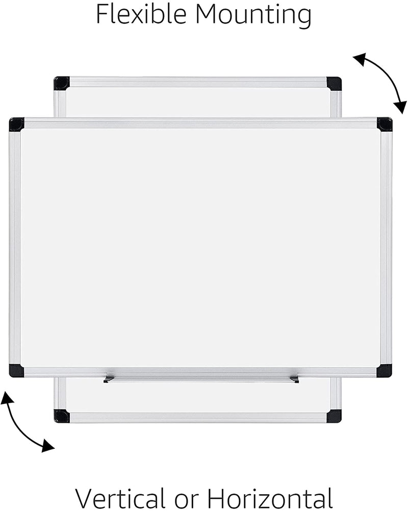 Deli Magnetic Dry Erase White Board, 35 x 47-Inch Whiteboard - Silver Aluminum Frame