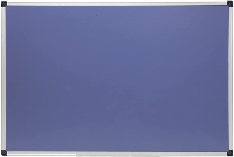Deli Monthly Calendar Whiteboard Dry Erase and Cork Board, Silver Aluminium Frame, 24 x 36 Inches